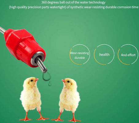 360 Degree Automatic Chicken Water Nipple Drinker Feeders