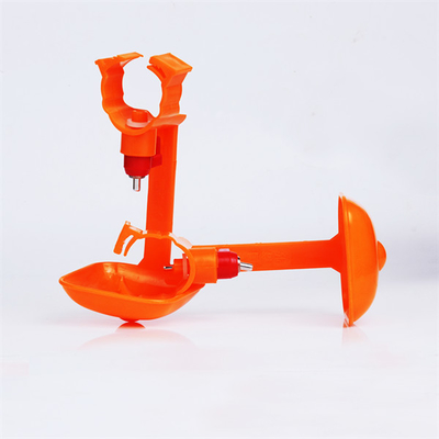 Water Lubing Drip Poultry Farm Nipple Drinker With Hanging Cup